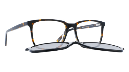 Оправа корригирующих очков INVU M4214B с солнц.насадкой (G4214B+H4214B) с чехлом 20056